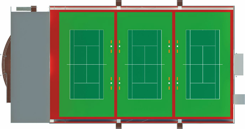 Теннисные корты в Пскове